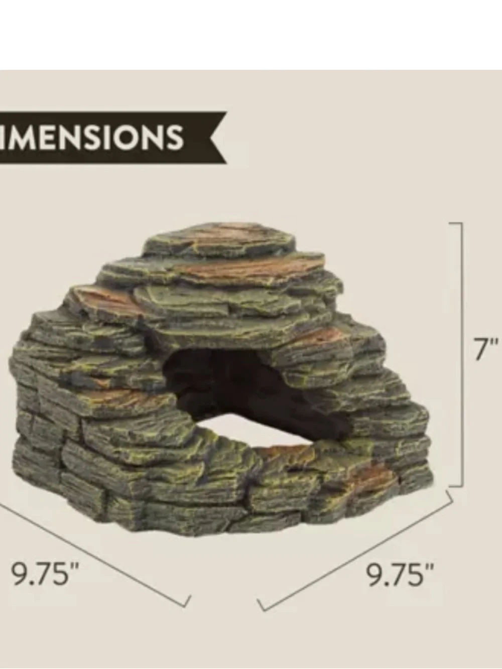 Thrive Rainforest Cave Reptile Decor